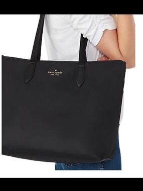 IN BEAUTIFUL CONDITION! KATE SPADE NEW YORK MEL PACKABLE NYLON TOTE TRAVEL